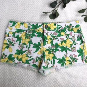 Victoria Secret Denim Lemon Boyfriend Shorts